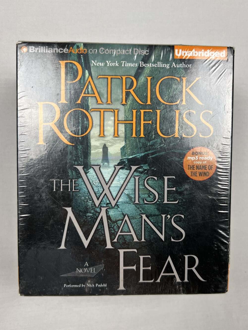 The Wise Man's Fear by Patrick Rothfuss Unabridged Audio CD Box Set